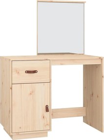 vidaXL Masă de toaletă, 95x50x134 cm, lemn masiv de pin