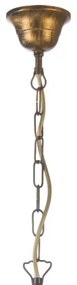 Lustră pe lanț ONLI POMPEI 5xE14/6W/230V bronz