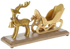 Decoratiune Craciun - Sanie si Ren - Sleigh