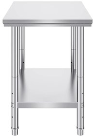 Masă de bucătărie din oțel inoxidabil