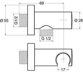 Sistem dus montaj incastrat Kludi Bozz, palarie 200mm, corp incastrat inclus-386300576