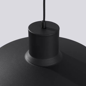 Lustră pe cablu Sollux SL.1703 BILO 1xE27/15W/230V d. 35 cm negru