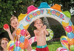 Piscina gonflabila sweet Candy, pentru copii, cu accesorii, 295 x 191 x 130 cm