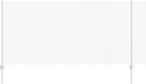 vidaXL Gard cu Stâlp Argintiu 1,2 x 25 m Oțel