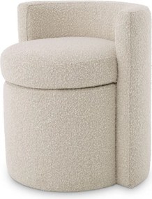 Fotoliu design LUX Arcadia, boucle crem 115224 HZ