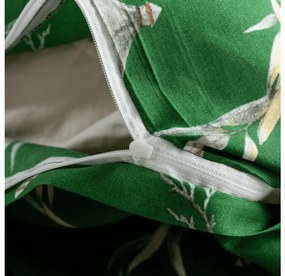 Lenjerie de pat din microfibra GREEN CHRISTMAS verde Dimensiune lenjerie de pat: 2 buc 70 x 90 cm | 200 x 220 cm