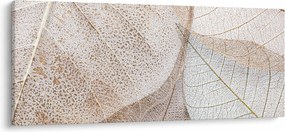 Tablou - Frunze bej (120x50 cm)