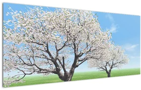 Tablou cu copaci (120x50 cm)