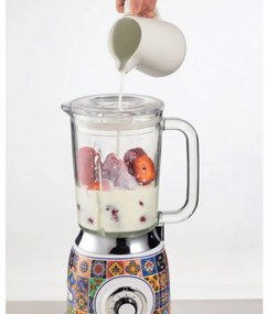 Blender Ariete Positano 0583/0P, 1000W, 1.5 L, 4 viteze + PULSE, Zdrobire gheata, Alb/Galben