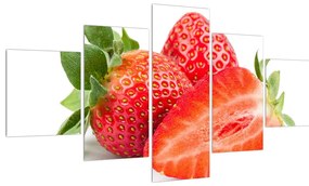 Tablou cu căpșune (125x70 cm), în 40 de alte dimensiuni noi