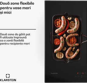 Klarstein Chef-Fusion Prime Down Air System, 2 în 1, plită cu inducție + hotă, puternică
