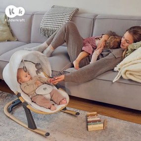 Balansoar pentru bebeluși ELSU, gri - KINDERKRAFT