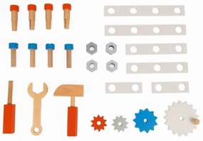 Janod - Premergător din lemn cu unelte BRICOKIDS