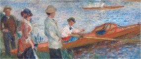 Tablou - Auguste Renoir, Oarsmen at Chatou, reproducere (120x50 cm)