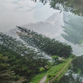 Tablou lacului în pădure (70x50 cm)