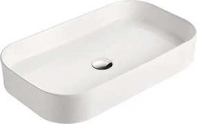 Lavoar pe blat Fluminia Capri alb 75 cm