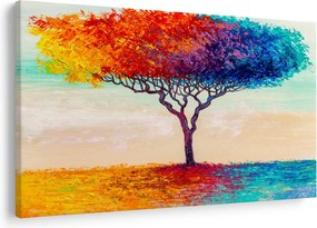 Tablou cu pom pictat (90x60 cm)
