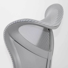 Scaun de birou ergonomic cu suport lombar si spatar inalt OFF 634 gri