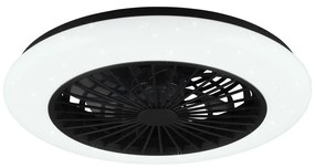 Plafonieră negru-mat LED Stralsund – Reality