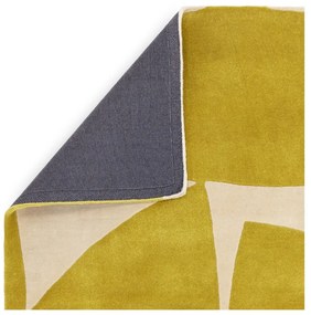 Covor galben ocru handmade din fibre reciclate 160x230 cm Romy – Asiatic Carpets