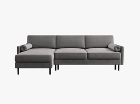 Coltar extensibil 5 locuri Scott catifea L212 cm