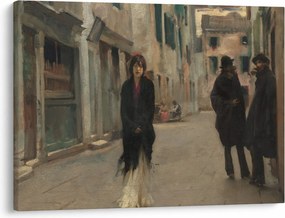 Tablou - John Singer Sargent, Street in Venice, reproducere (70x50 cm)