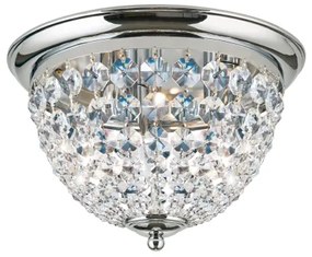 Plafonieră de cristal Orion DLU 1840/35 PLAFOND 3xE27/40W/230V d. 35 cm crom