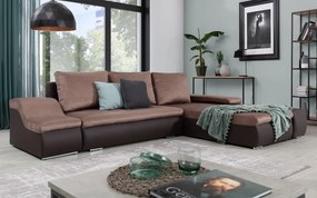 Colțar lemn masiv Extensibil Opal Depozitare 296x200cm Personalizabil - Monolith 09/ Kongo 129