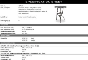 Masuta laterala design LUX Dreyfus