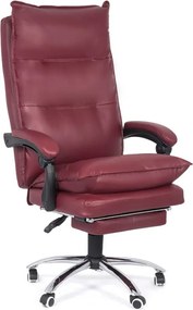 Scaun directorial cu suport de picioare si recliner OFF 419 visiniu