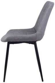 Set 2 buc. scaune pentru sufragerie Morose (gri). 1009937