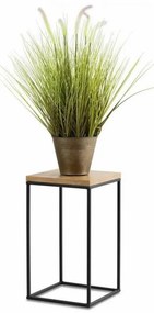 Suport flori BASICLOFT 40x24 negru/maro