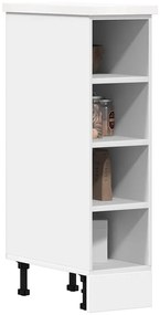 vidaXL Dulap inferior &quot;Riga&quot; alb 20x44,5x81,5 cm lemn prelucrat