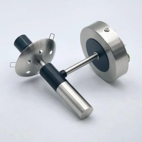 Aplică ROLLO 1xE14/5W/230V crom mat/fumuriu