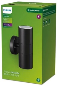 Aplică de exterior Philips KYLIS 2xGU10/25W/230V IP44