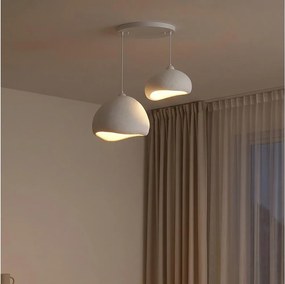 Brilagi - Lustră suspendată WABI SABI, 2x E27, max. 40 W, 230 V, Ø 70 cm, alb