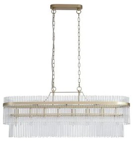 Searchlight 11400-8GO - Candelabru suspendat LARA pe lanț, 8xE27/60W/230V