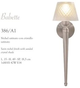 Aplica de perete LUX realizata manual Babette