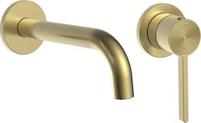 Baterie lavoar incastrata Rea Foster auriu periat