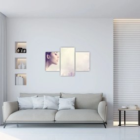 Tablou - Femeia cu lavandă (90x60 cm)