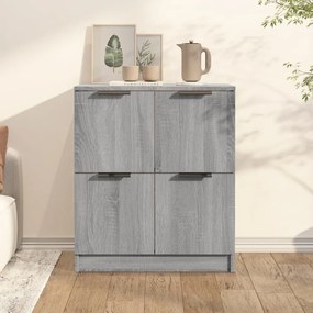vidaXL Dulap, sonoma gri, 60x30x70 cm, lemn prelucrat