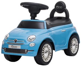 Bicicletă fără pedale Fiat 500 albastru