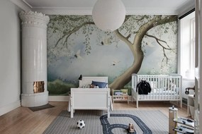 Fototapet, Tree of Dreams, White, Rebel Walls