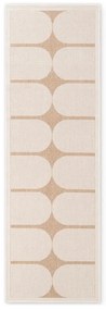 Covor tip traversă pentru interior și exterior bej/fildeș 80x250 cm Duet Bowen – NORTHRUGS