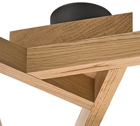 Lustr ANTONIO 3xE14/40W/230V, montaj plafon, stejar