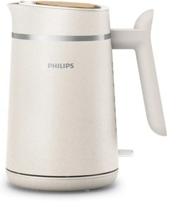 Fierbător electric Philips HD9365/10 Conscious collection, 2200 W, 1,7 l, Auto shut-off, Filtru anticalcar, Alb mat