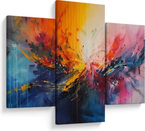 Tablou - Abstracție de culoare (90x60 cm)