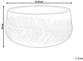 Ghiveci 23 cm Fiero (alb). 1075120