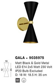 Aplica de perete design modern GALA