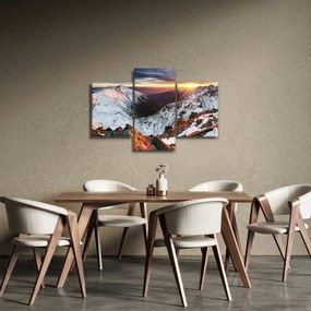 Tablou - Panoramă montană de iarnă (90x60 cm)